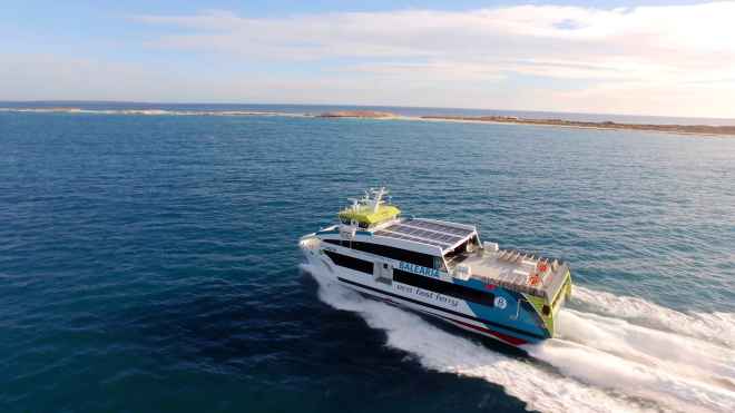 Baleria ha presentado en FITUR la nueva serie de 'eco fast ferries' para la lnea Eivissa-Formentera
